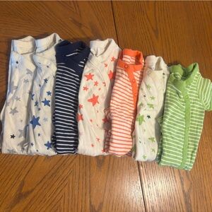 Moon and Back 3-6m Organic Cotton Romper Bundle